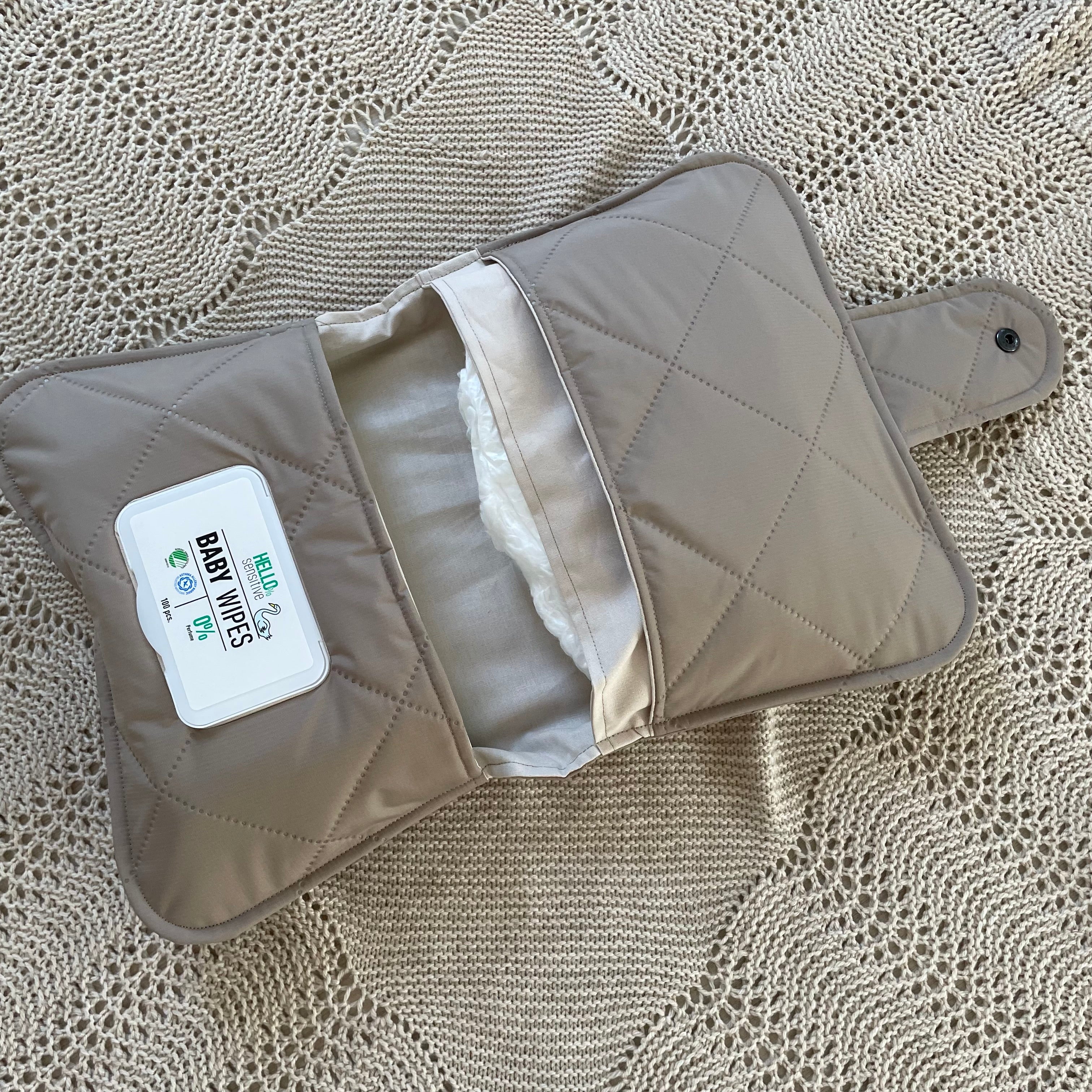 Quiltet beige