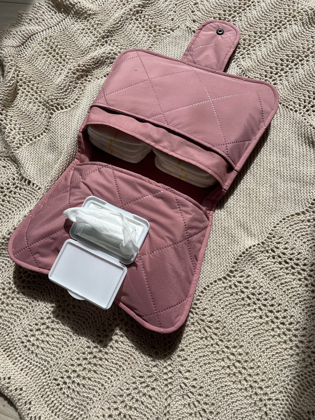 Quiltet rosa