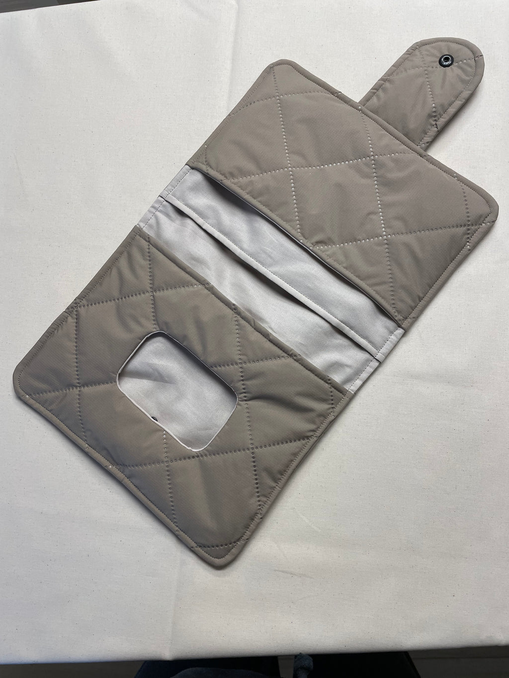 Quiltet beige